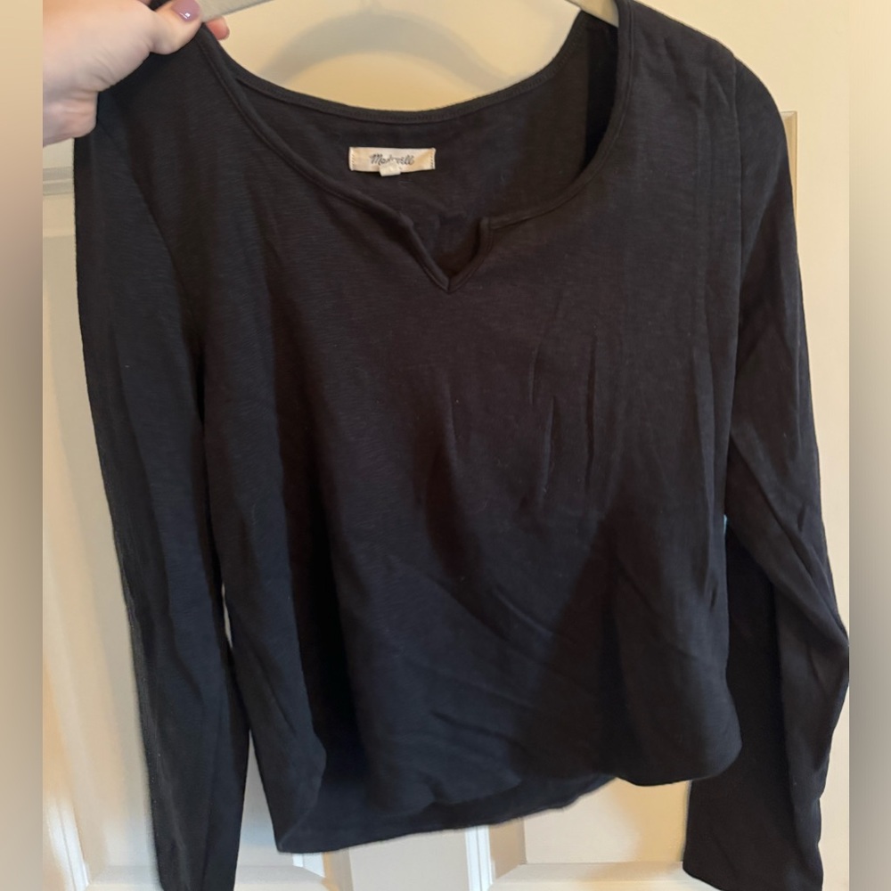 Barely Worn Women’s Madewell Long Sleeve Tee, XL
